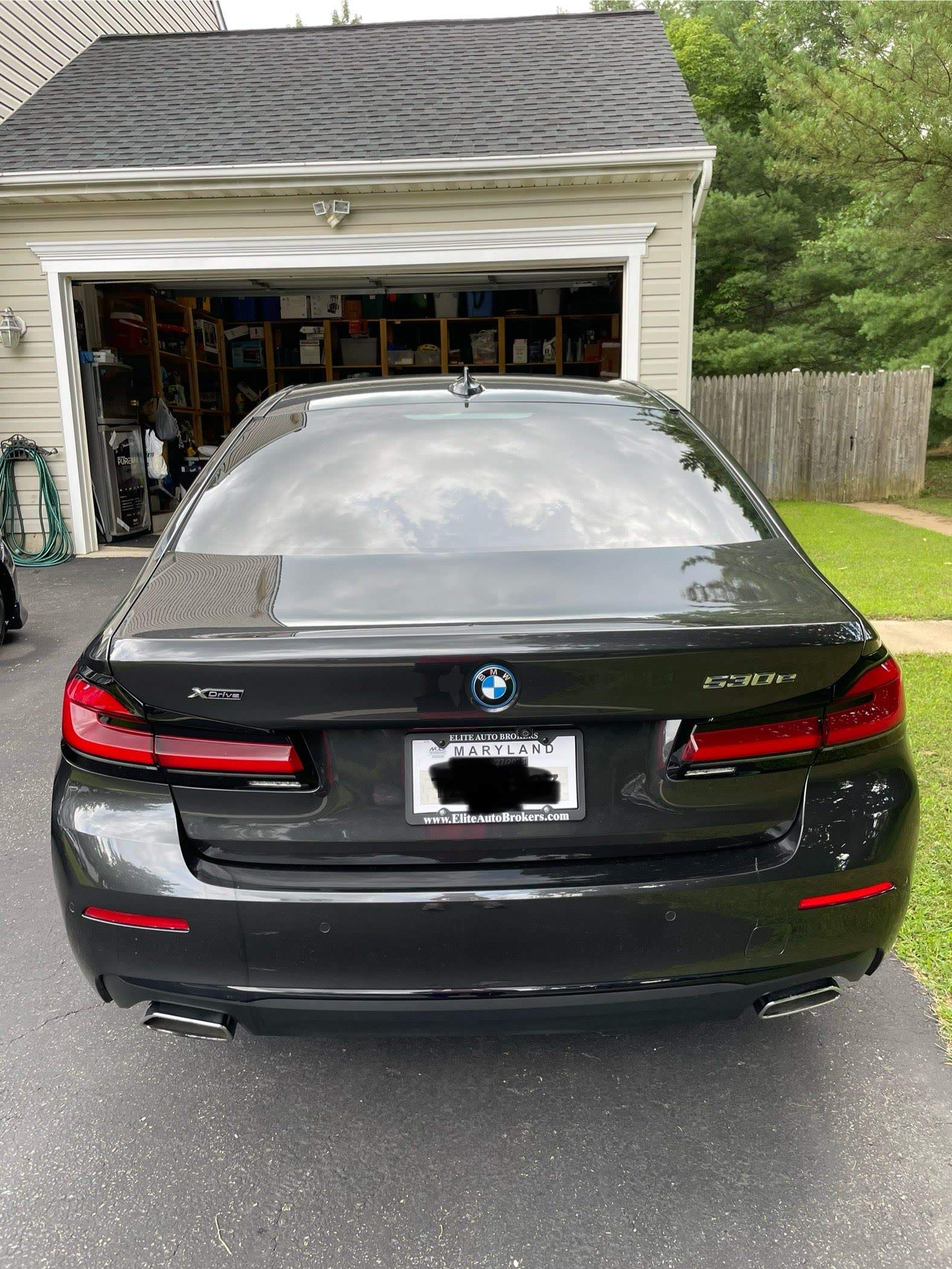 BMW 5 Series tint side