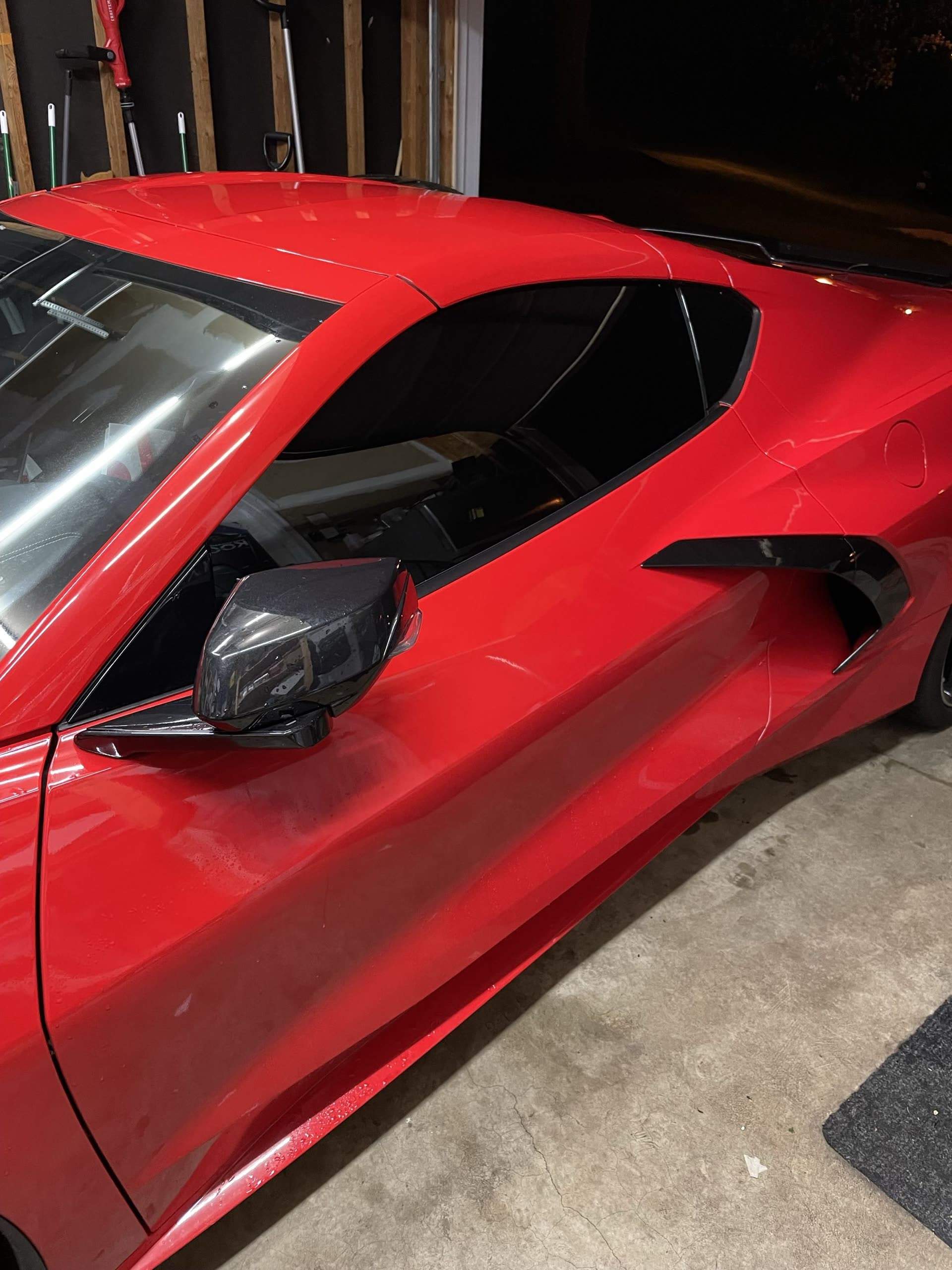 Corvette with ceramic window tint